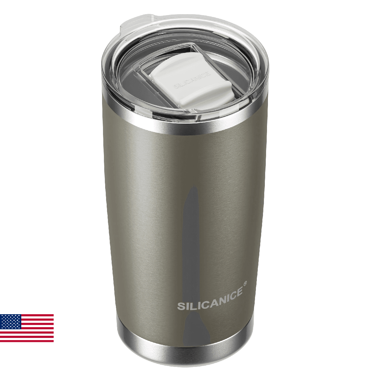 SILICANICE 20oz Vacuum Insulated Tumbler - Double Wall Stainless Steel Coffee Mu - Image 1