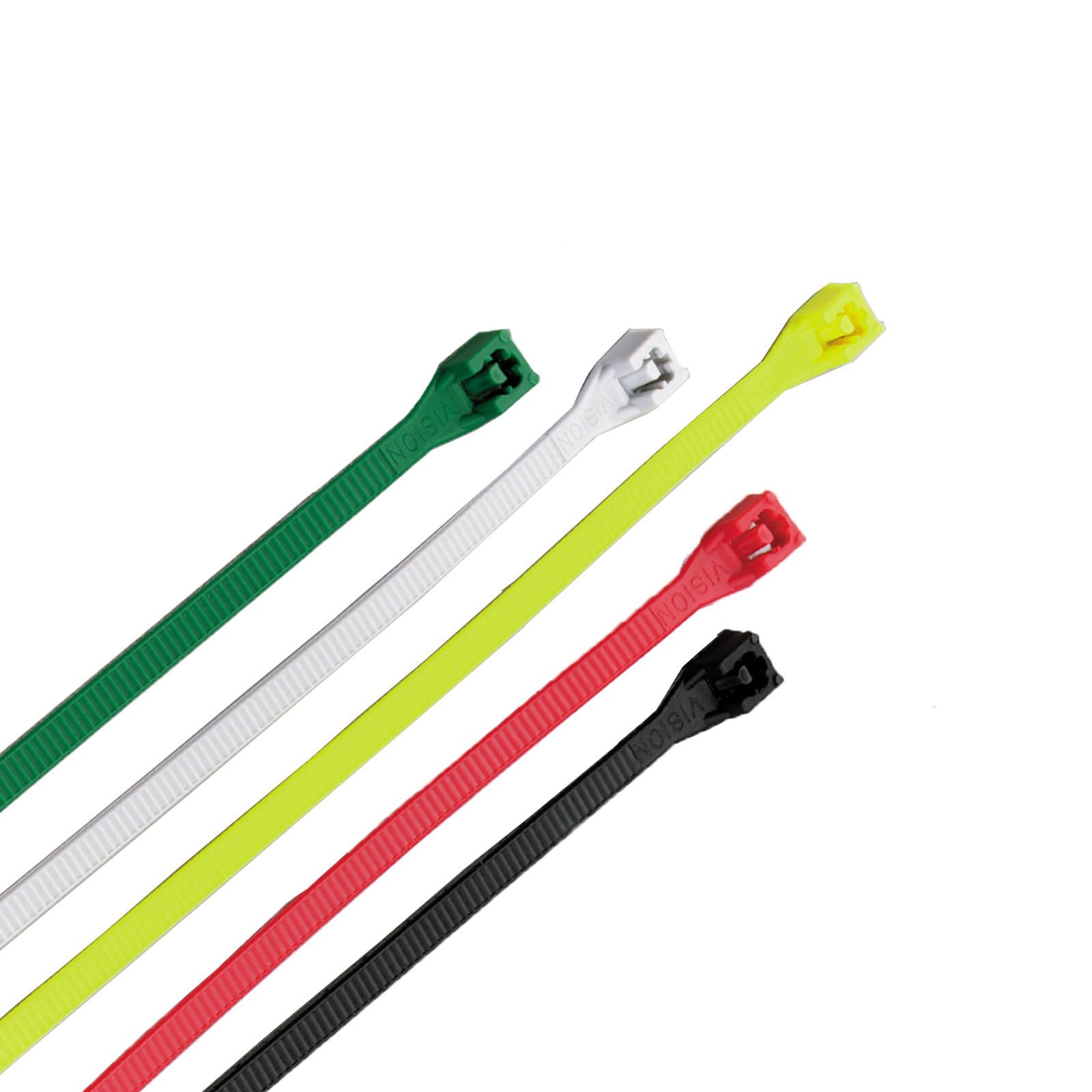 Calterm 71110 4"x8"x11" Nylon Cable Tie, Black & Natural, Assorted - Thumbnail 2