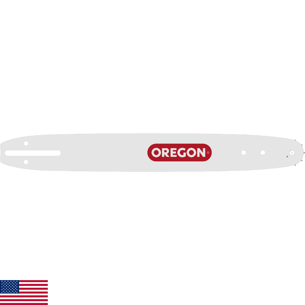Oregon 16" Reversible Single Rivet Guide Bar, A041 Motor Mount, 3/8" Low Pro Pit - Image 1