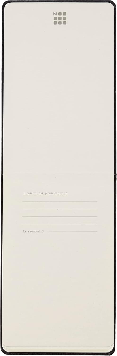 Moleskine Classic Notebook, Hard Cover, Pocket (3.5" x 5.5") Ruled/Lined, Black - Thumbnail 5