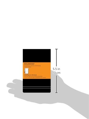 Moleskine Classic Notebook, Hard Cover, Pocket (3.5" x 5.5") Ruled/Lined, Black - Thumbnail 3