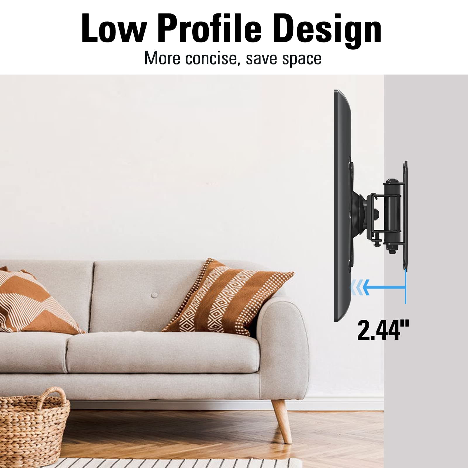Mounting Dream Monitor Wall Mount TV Bracket for Most 10-26 inch TVs and Monitor - Thumbnail 3