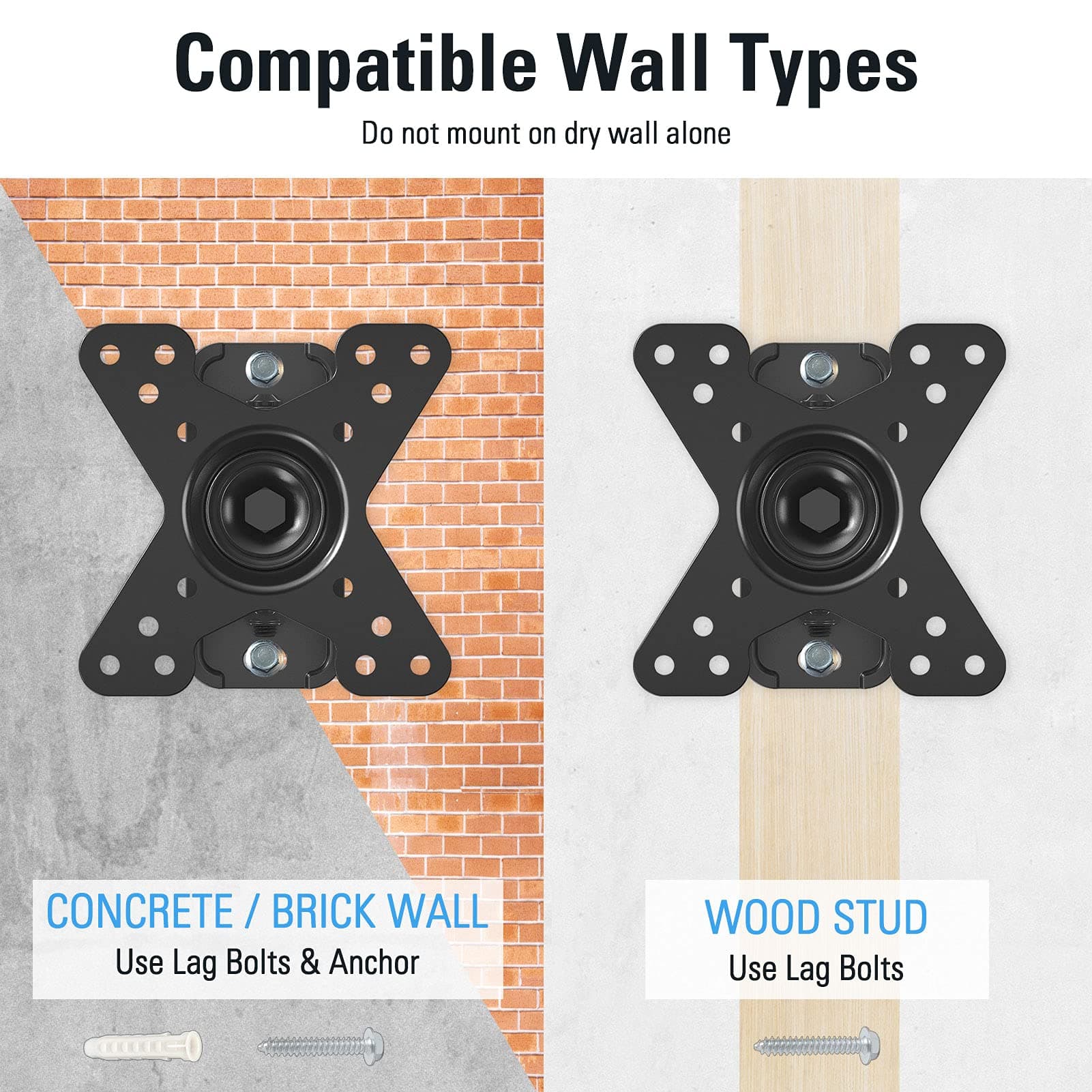 Mounting Dream Monitor Wall Mount TV Bracket for Most 10-26 inch TVs and Monitor - Thumbnail 6