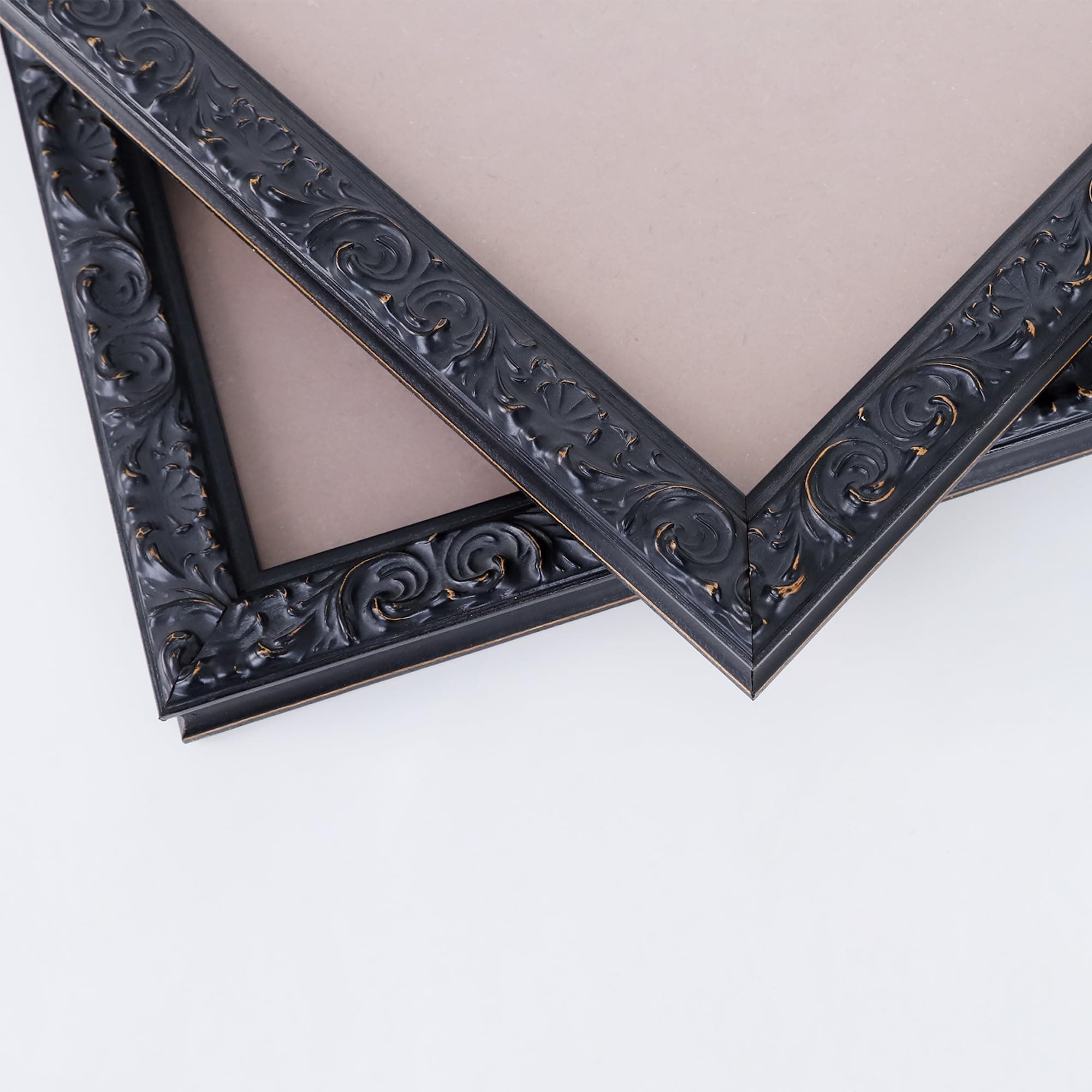 Black 18x24inch Picture Frames: Wooden Gothic Wall Frames 24x18 for Christmas Ha - Thumbnail 9