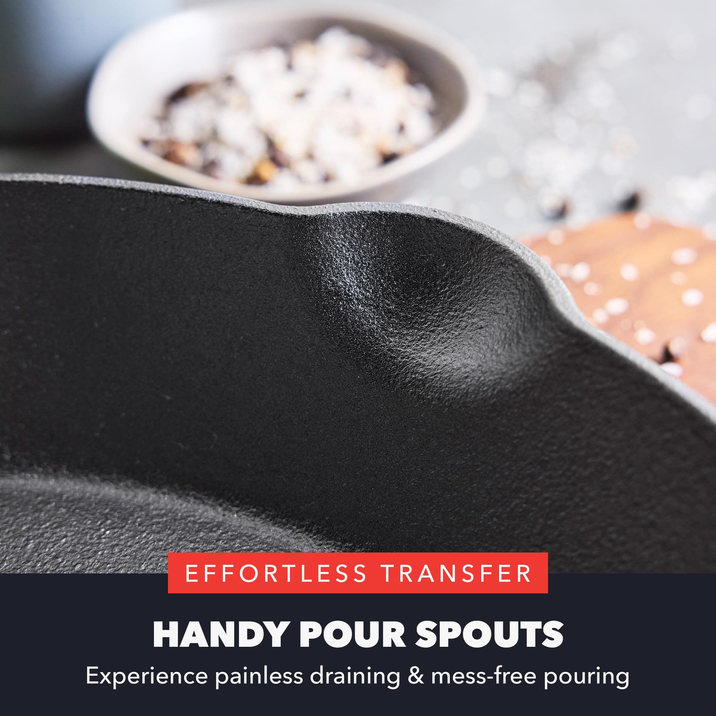 GreenPan x Bobby Flay Cast Iron Skillet Set, 8" & 10" Frying Pans, Oven, Grill - Thumbnail 9