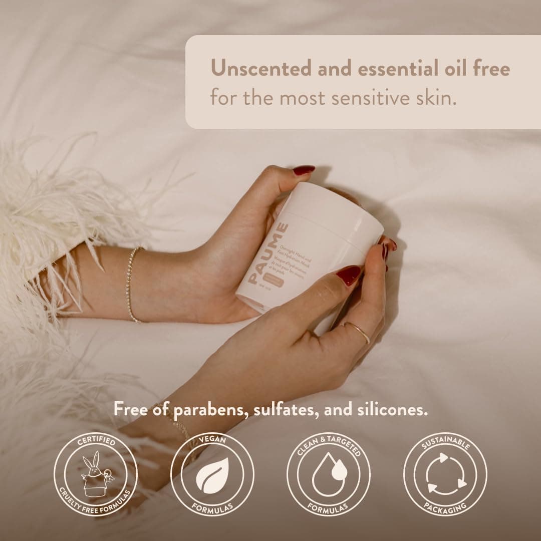 PAUME Overnight Hand and Foot Hydration Mask, Moisturizing Treatment for Dry Han - Thumbnail 4