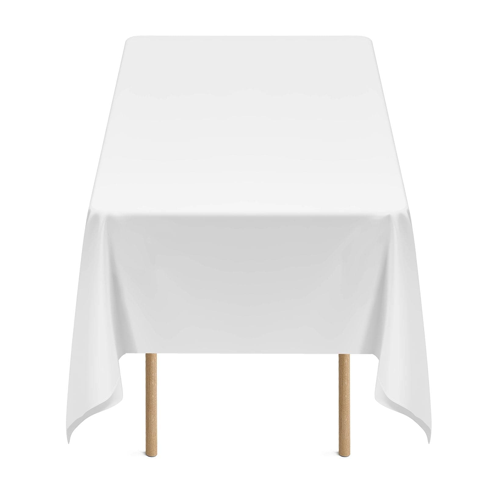 Vevor White Tablecloths for Rectangle Tables, 6 Pack, 60 x 102 Inches, Reusable - Thumbnail 9