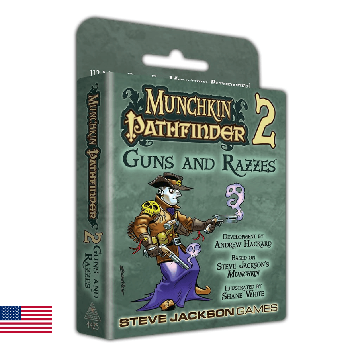 Munchkin Pathfinder 2 – Guns and Razzes Card Game (Expansion) | 112-Cards | Card - Image 1
