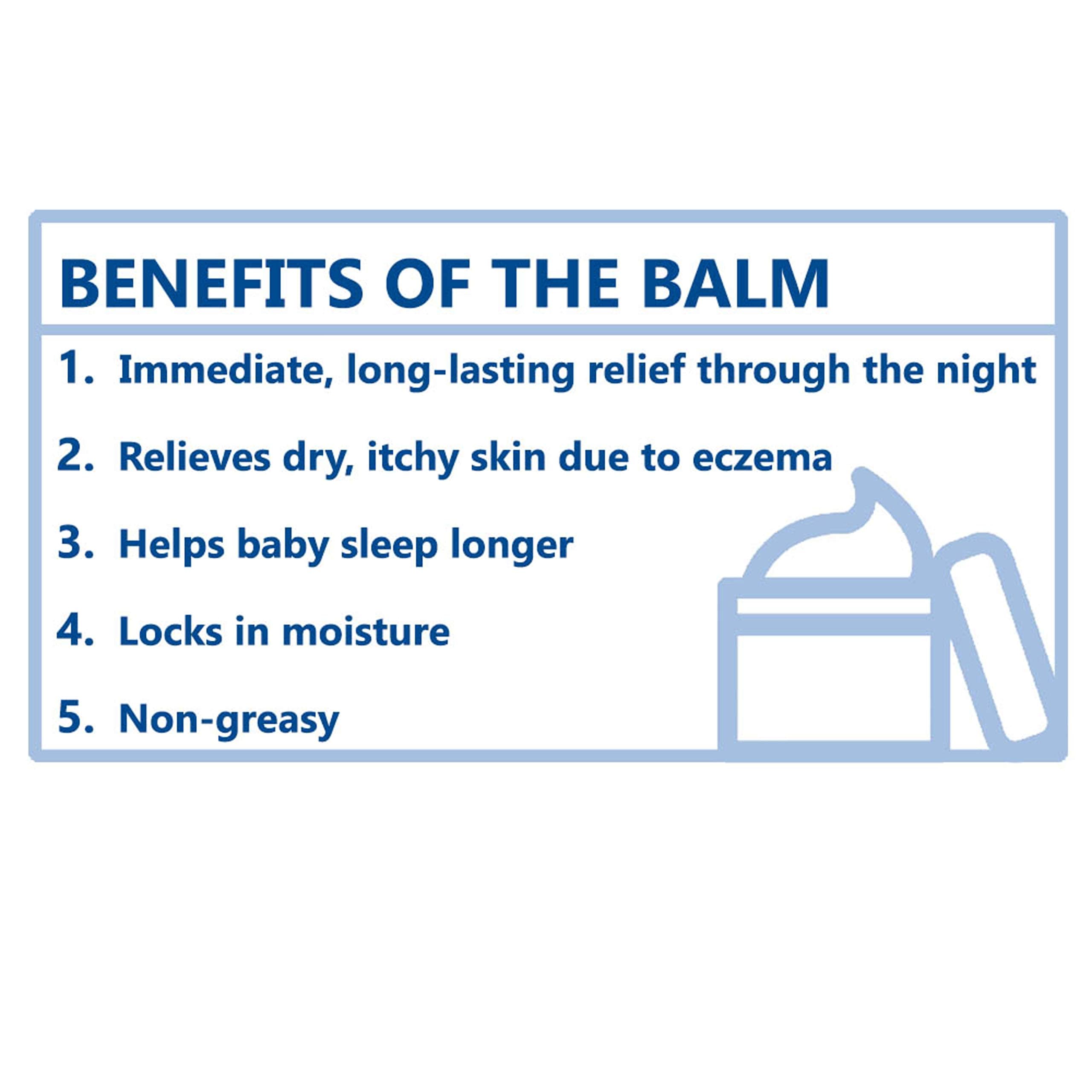 Aveeno Baby Eczema Therapy Nighttime Moisturizing Balm with Colloidal Oatmeal & - Thumbnail 2
