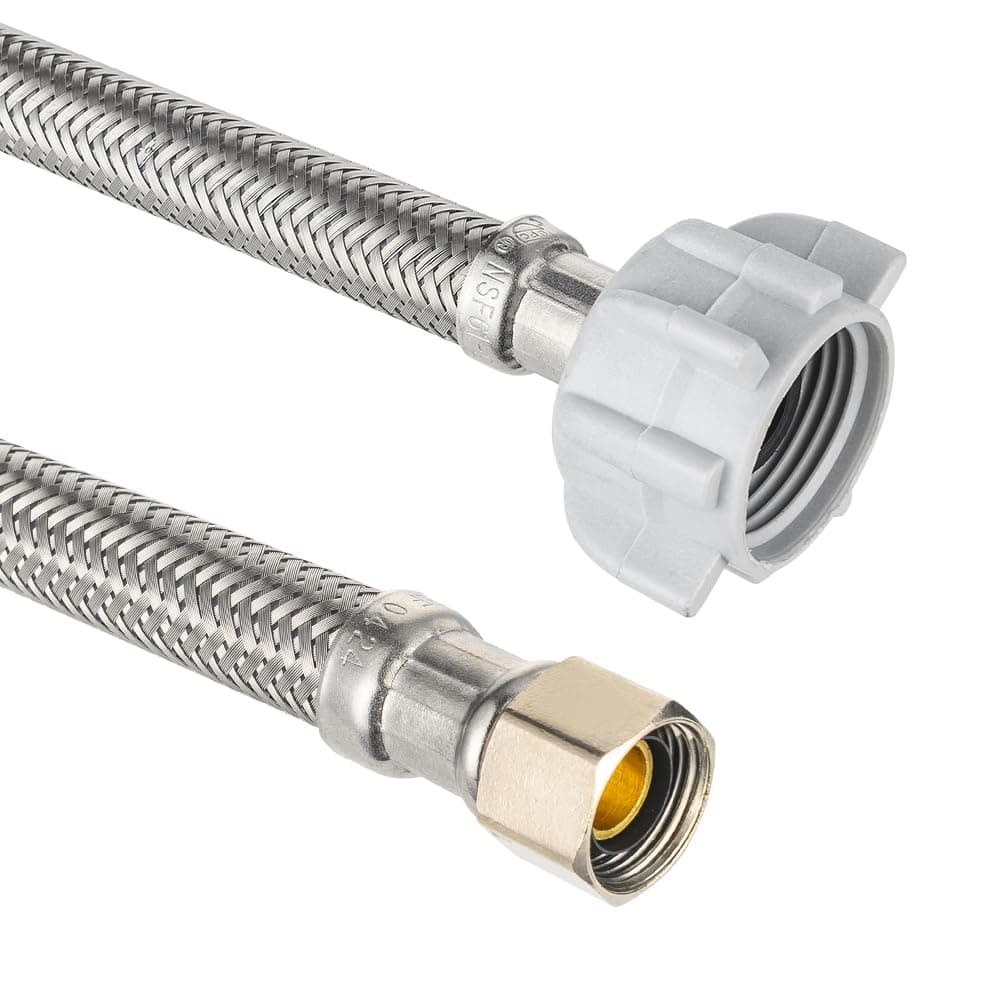 EFIELD 20in Water Supply Connector 10-Pack Braided Stainless Steel Hose 7/8 Fema - Thumbnail 3