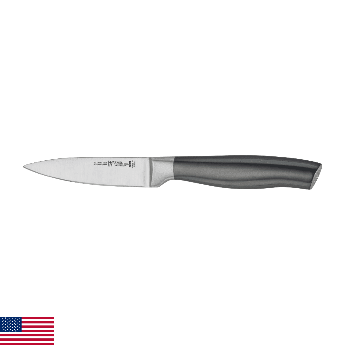 HENCKELS Graphite Razor-Sharp 3.5-inch Paring Knife, German Engineered Informed - Image 1
