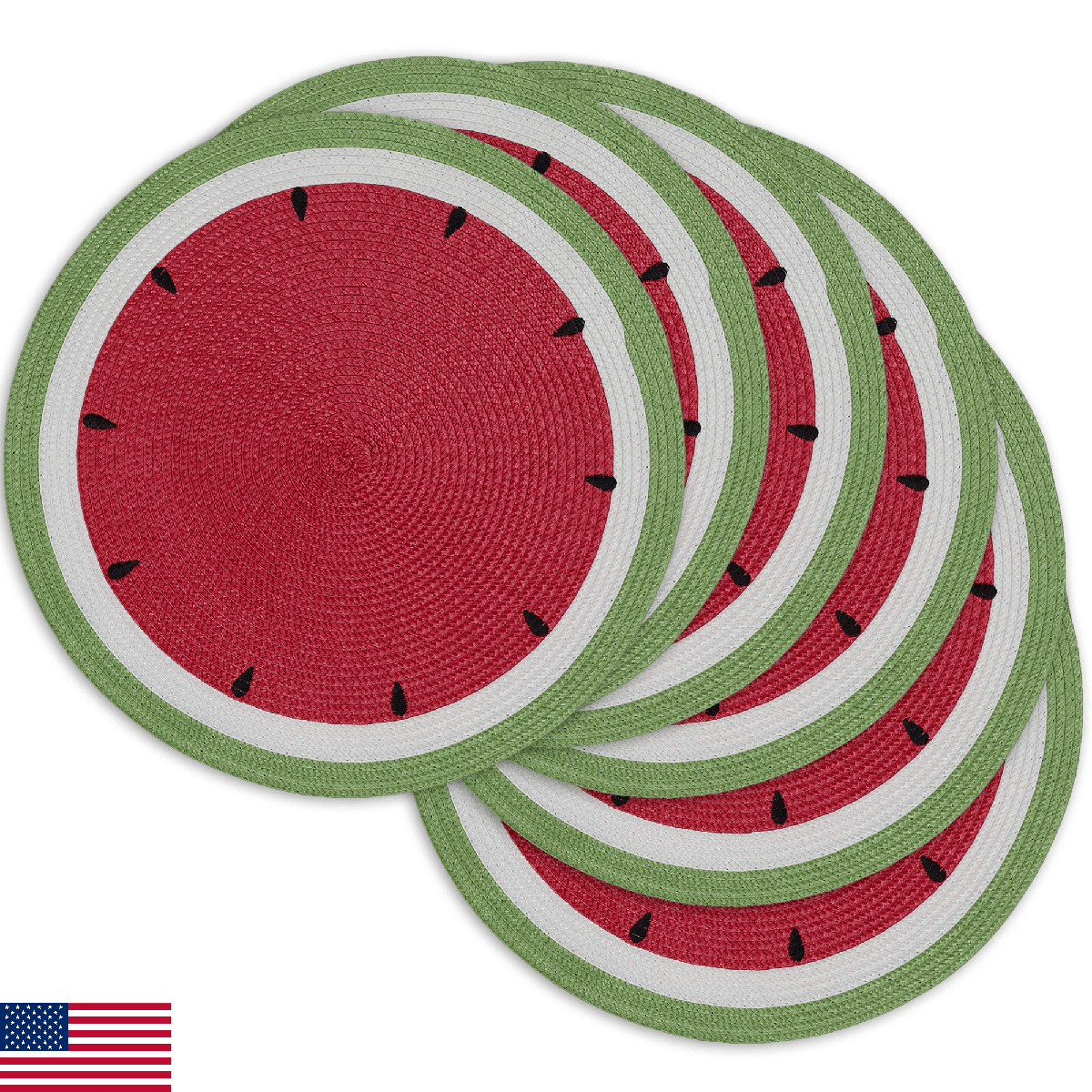DII Watermelon Collection, Summer Fun, Placemat (Set of 6) Summer Days - Image 1
