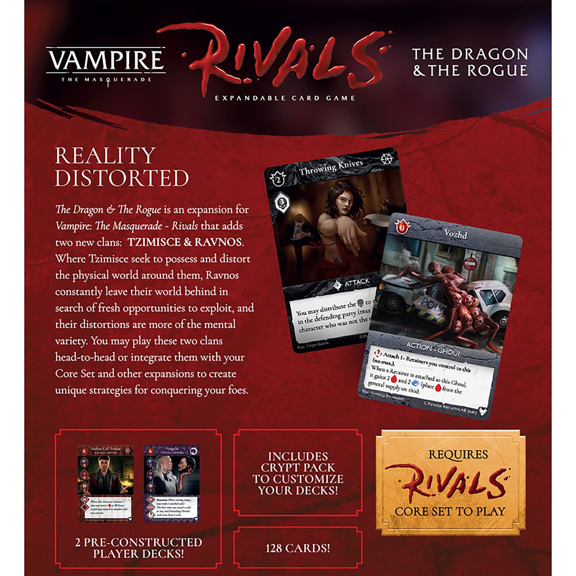 Renegade Games Studios Vampire: The Masquerade Rivals Expandable Card Game The D - Thumbnail 7