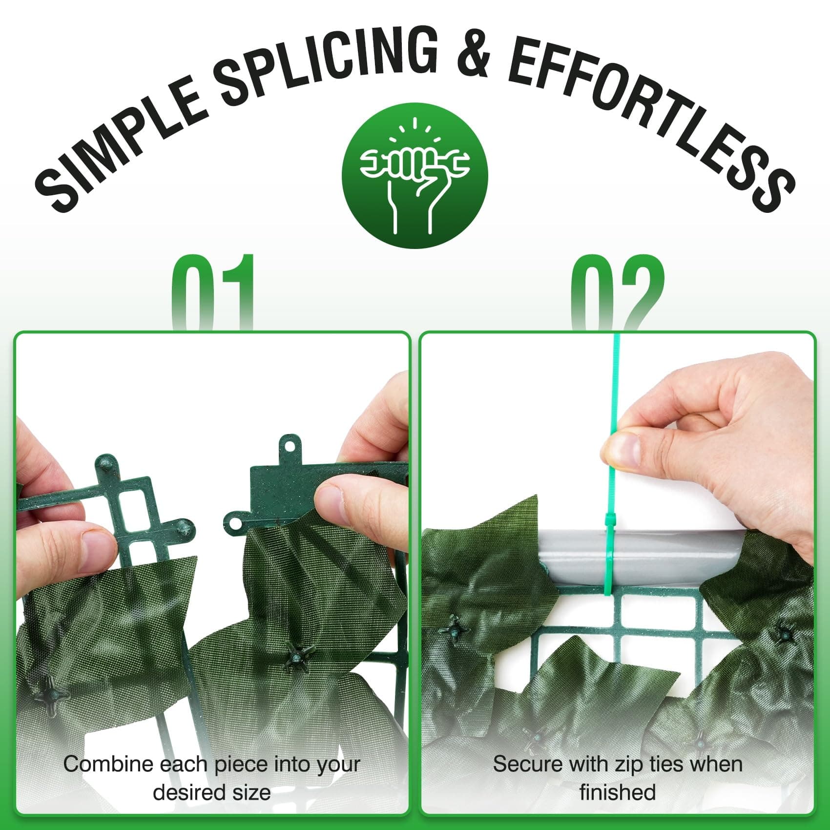 Artificial Ivy Privacy Fence Wall Screen,240X40in Privacy Fence Panels Privacy F - Thumbnail 5