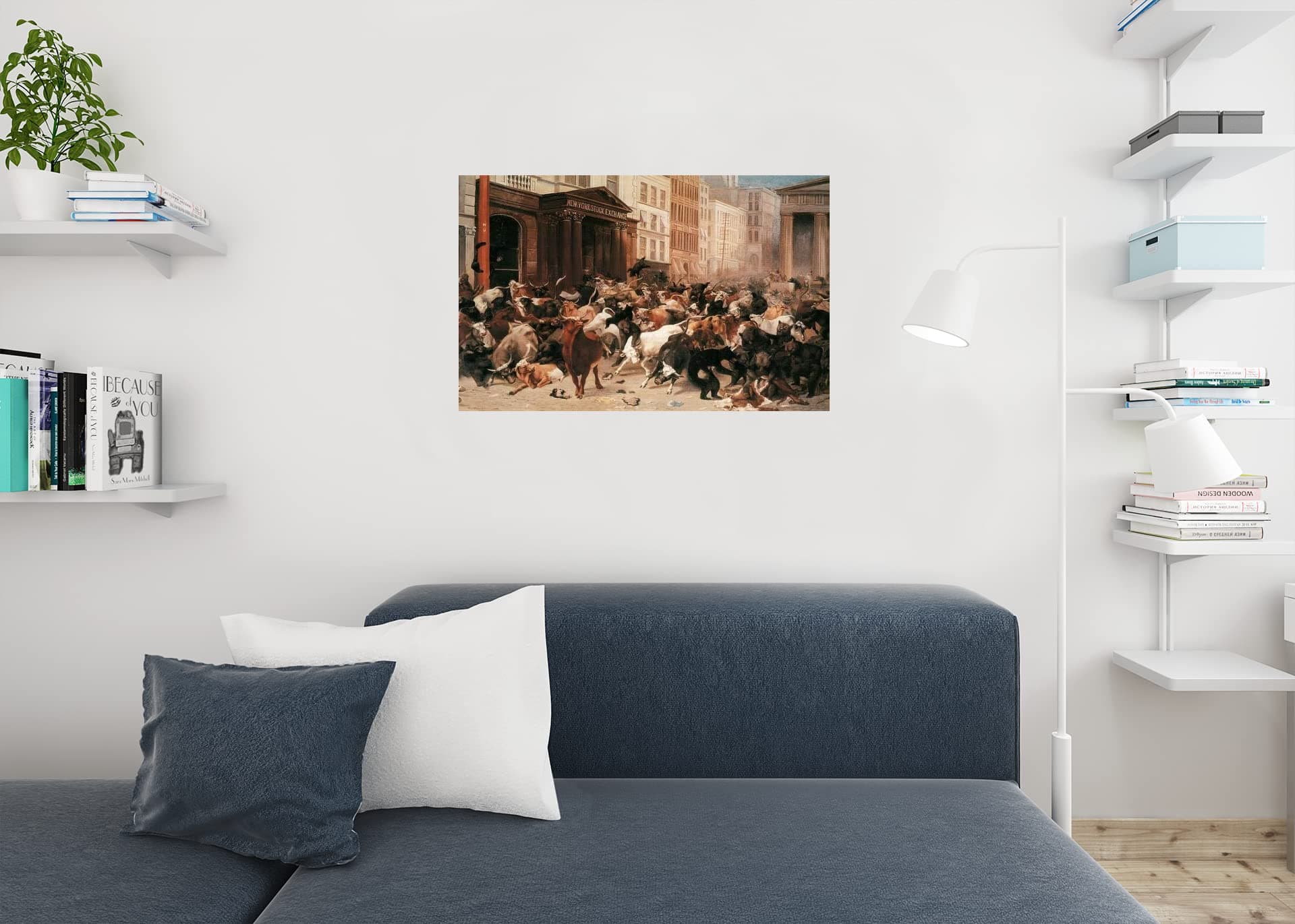 William Holbrook Beard The Bulls And Bears In The Stock Market Wall Street 1879 - Thumbnail 5