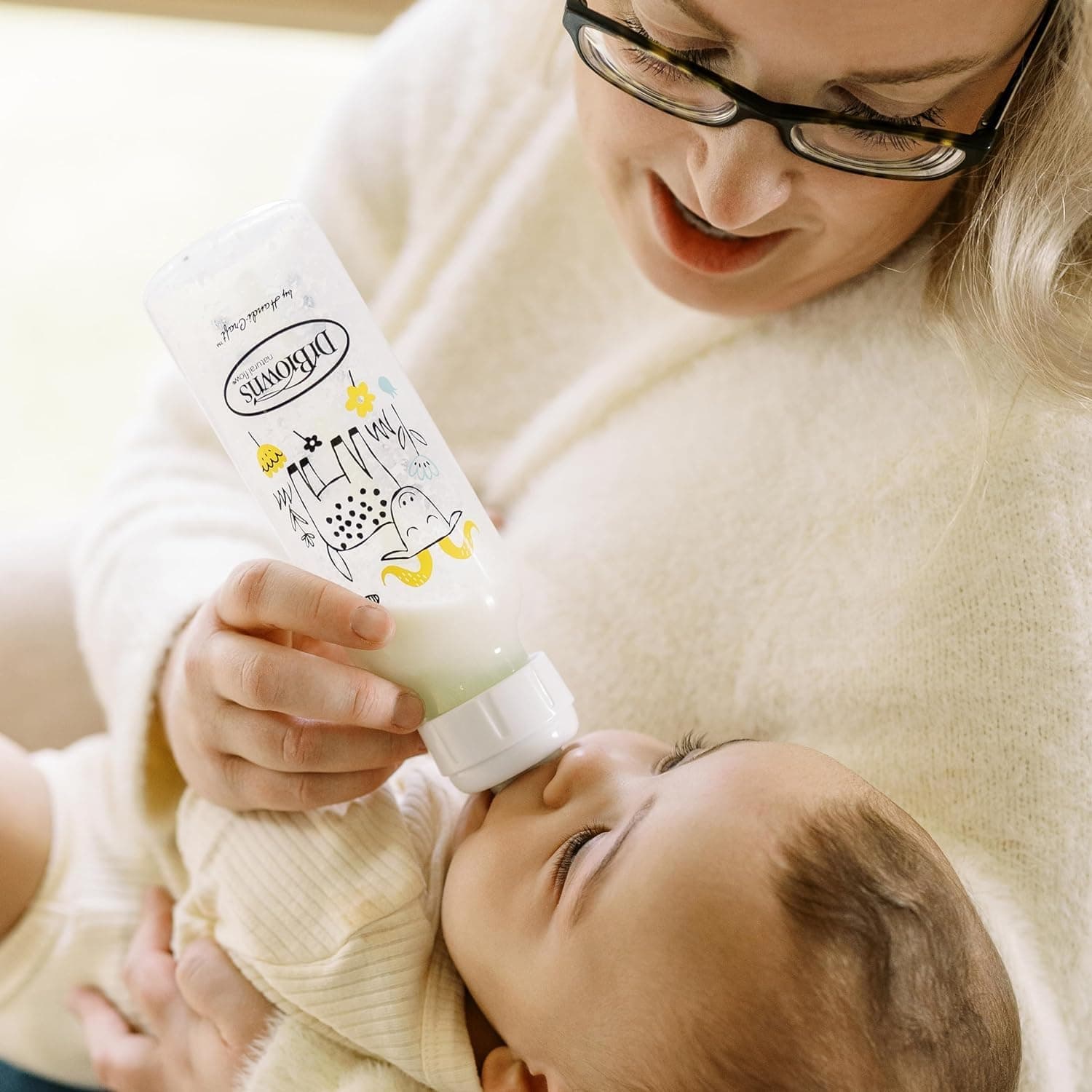 Dr. Brown's Natural Flow Anti-Colic Options+ Narrow Baby Bottle, 8 oz/250 mL, wi - Thumbnail 9