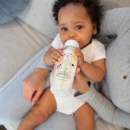Dr. Brown's Natural Flow Anti-Colic Options+ Narrow Baby Bottle, 8 oz/250 mL, wi - Thumbnail 12