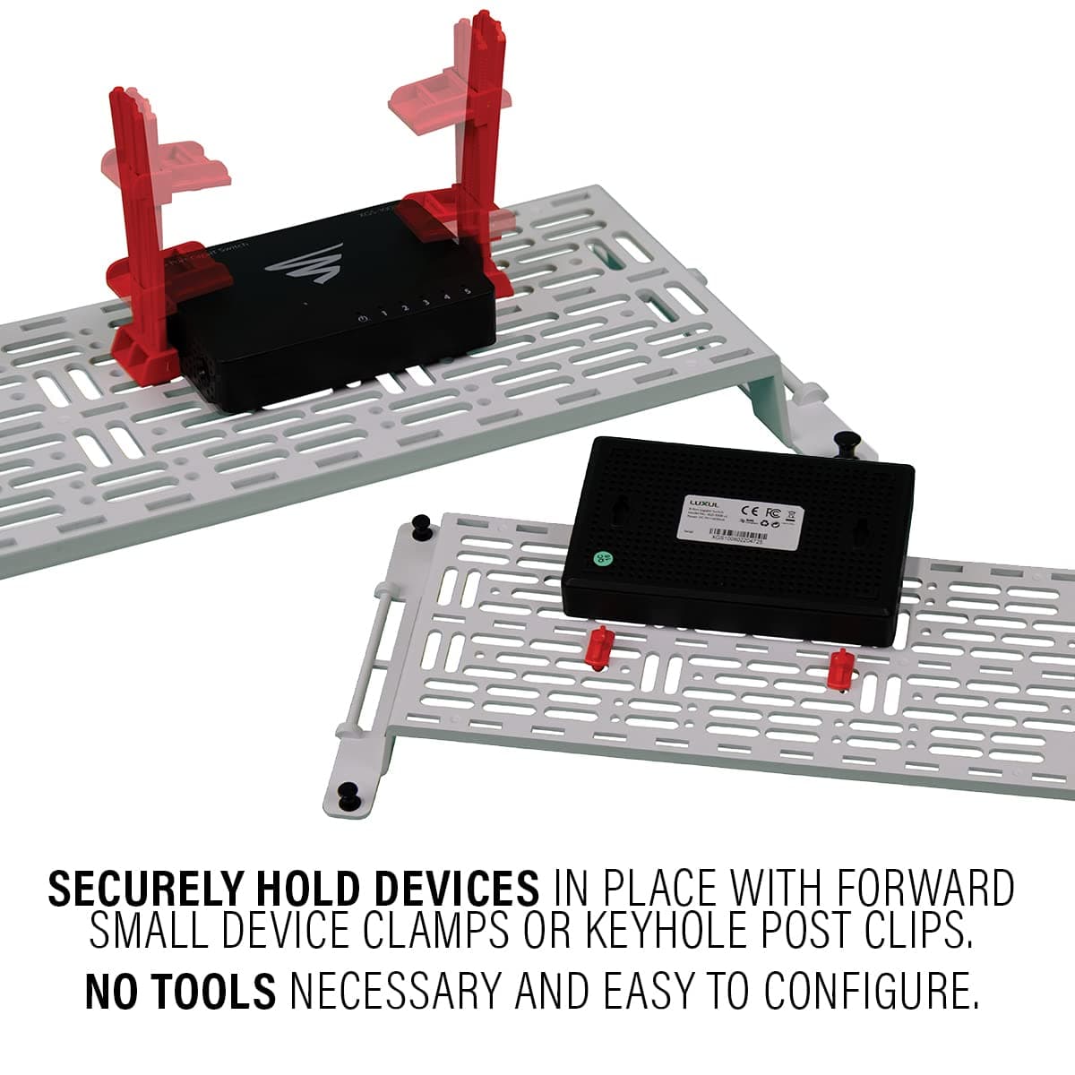 On-Q AC1050-EMK Mounting Plate, White/Red - Thumbnail 6