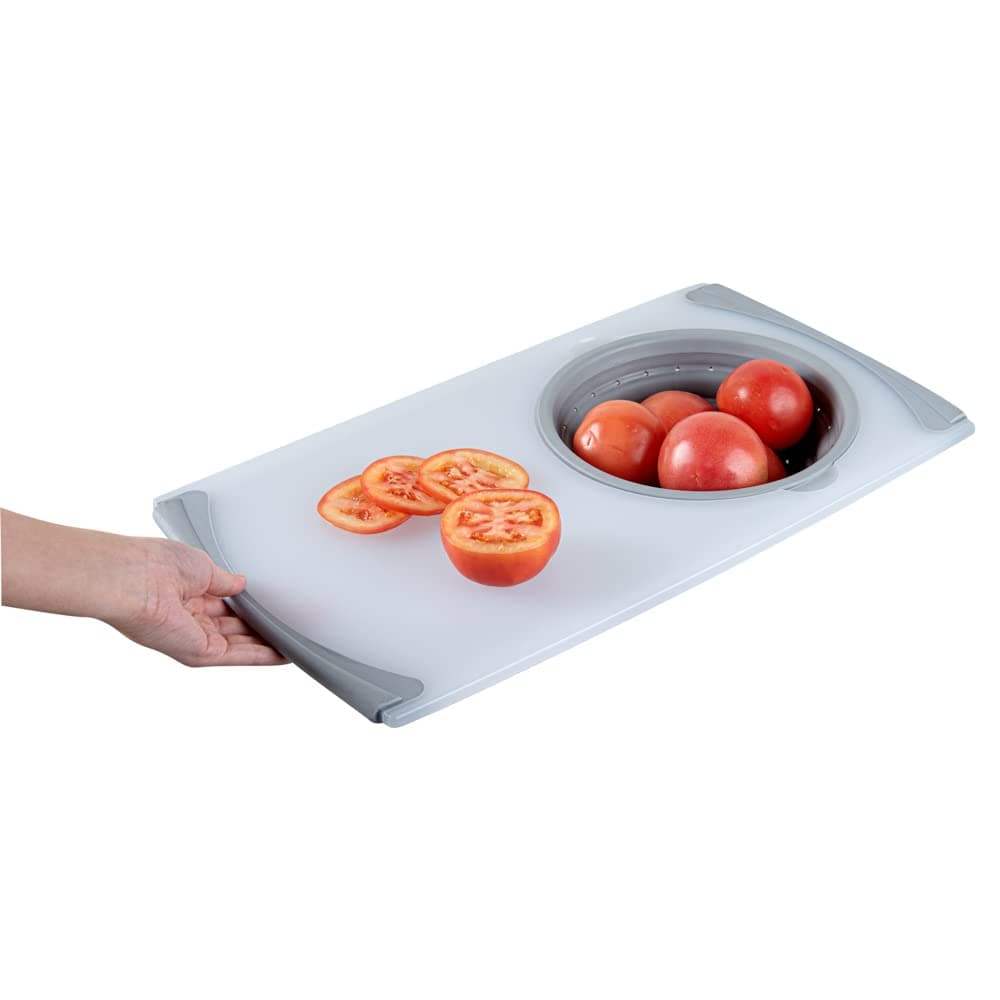 Restaurantware-19.7 x 11.2 Inch Cutting Board Strainer Pack of 1 Plastic Cutting - Thumbnail 8
