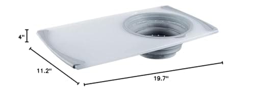 Restaurantware-19.7 x 11.2 Inch Cutting Board Strainer Pack of 1 Plastic Cutting - Thumbnail 11
