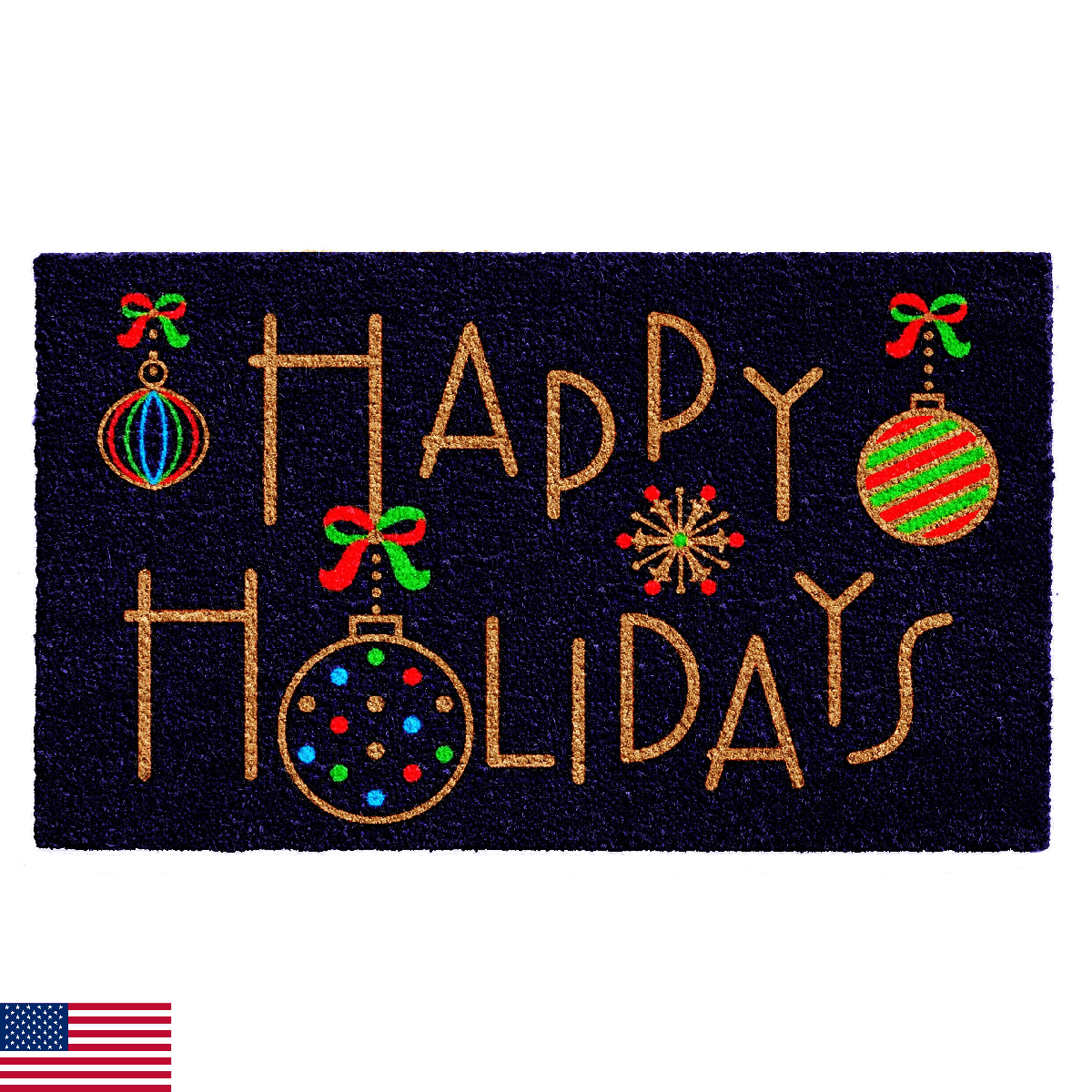 Calloway Mills AZ102361729 Seasonal Greeting Doormat, 17" x 29", Multicolor - Image 1