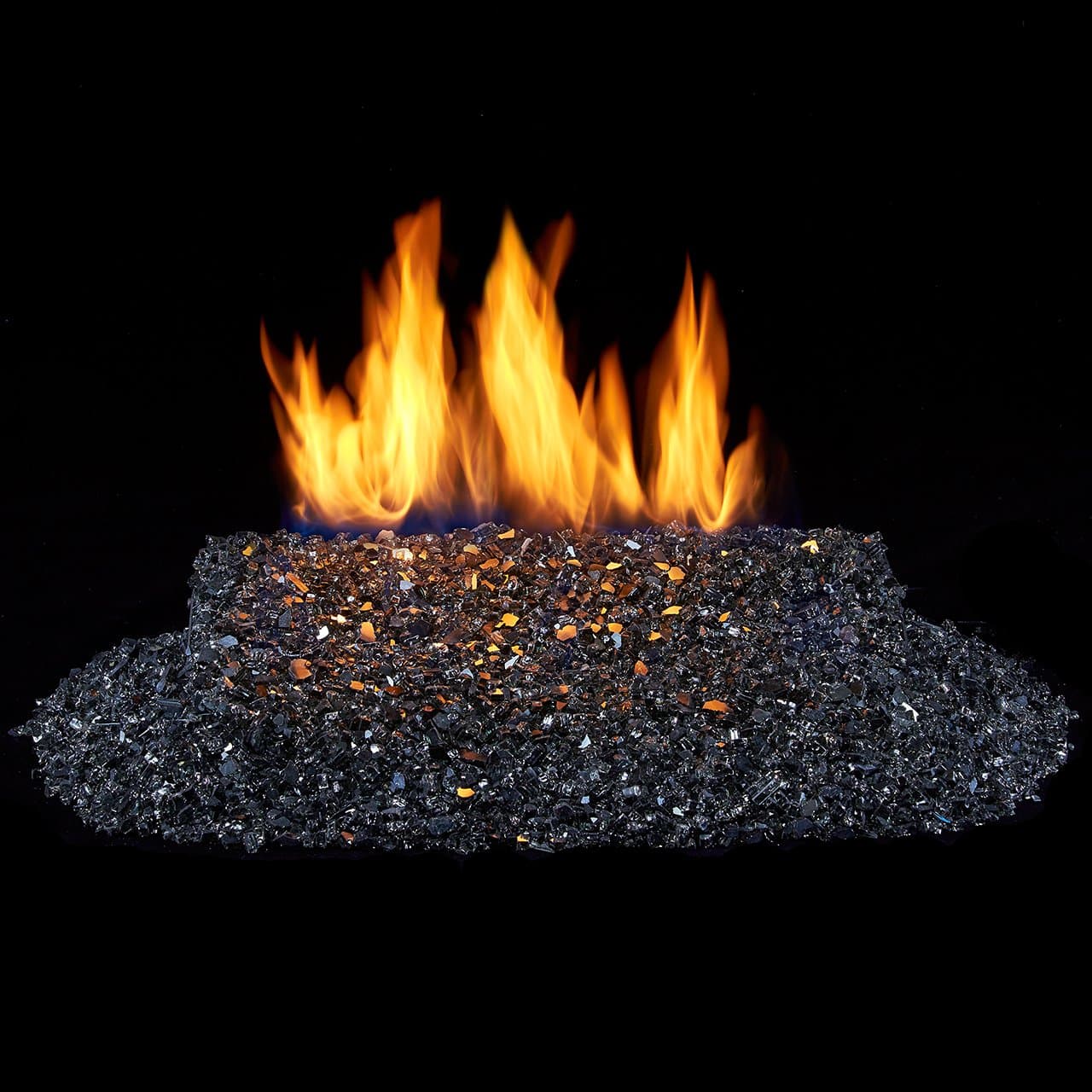 Duluth Forge 1/4 in. Classic Copper Fire Glass - 10 lb. Bag Fire Pit Glass 14COG - Thumbnail 3