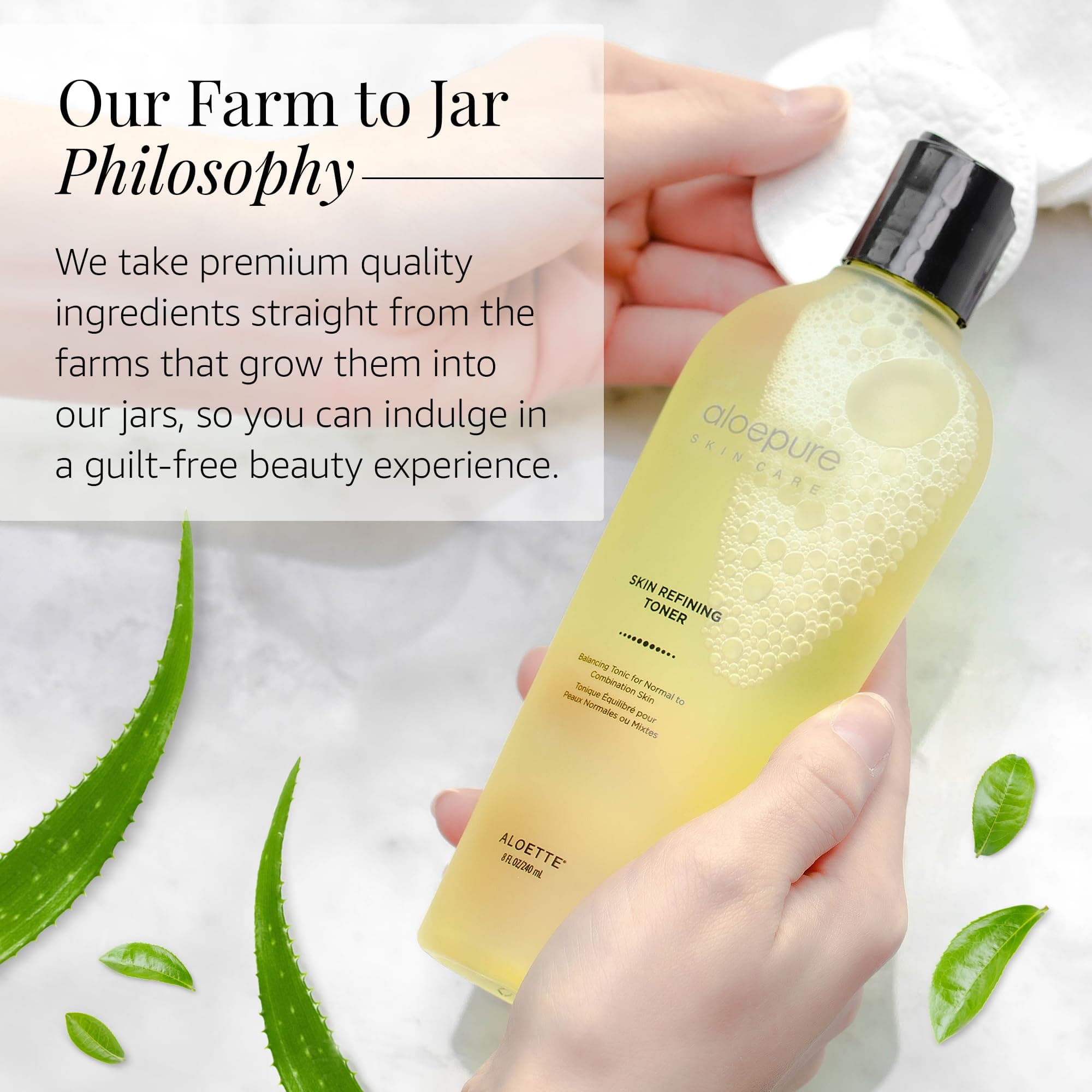 Aloette Skin Refining Toner for Face - Deep Cleansing Hydrating Facial Toner for - Thumbnail 5