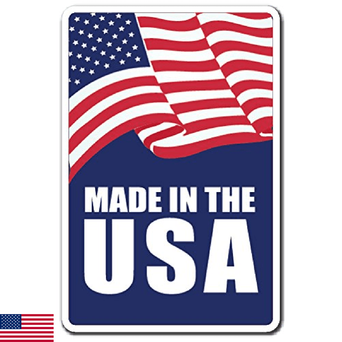 Made in The USA Aluminum Sign Patriotic Pride Created United State Flag | Indoor - Image 1