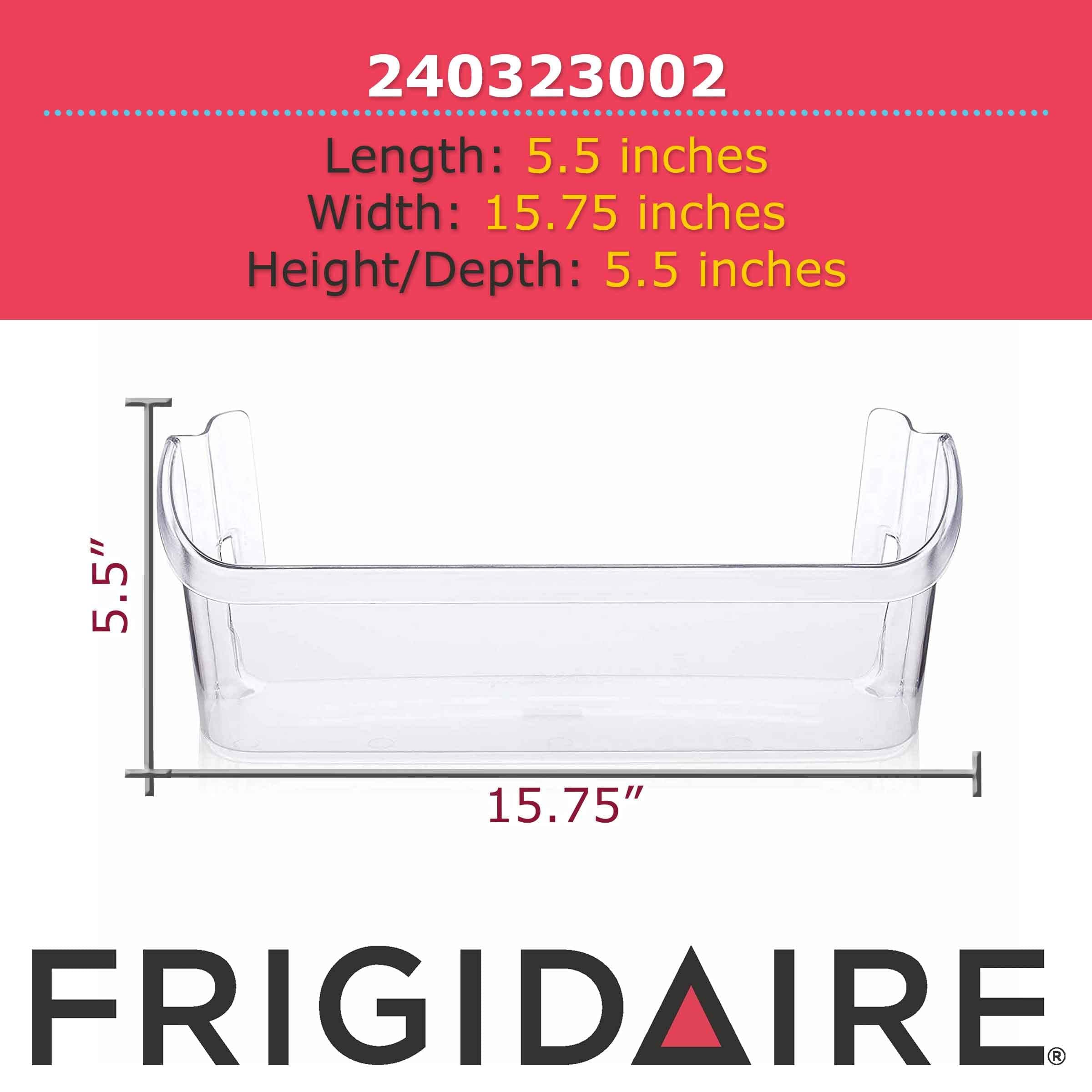 Frigidaire 240323002 Single Unit Door Bin for Refrigerator, Clear Plastic, 20 in - Thumbnail 3