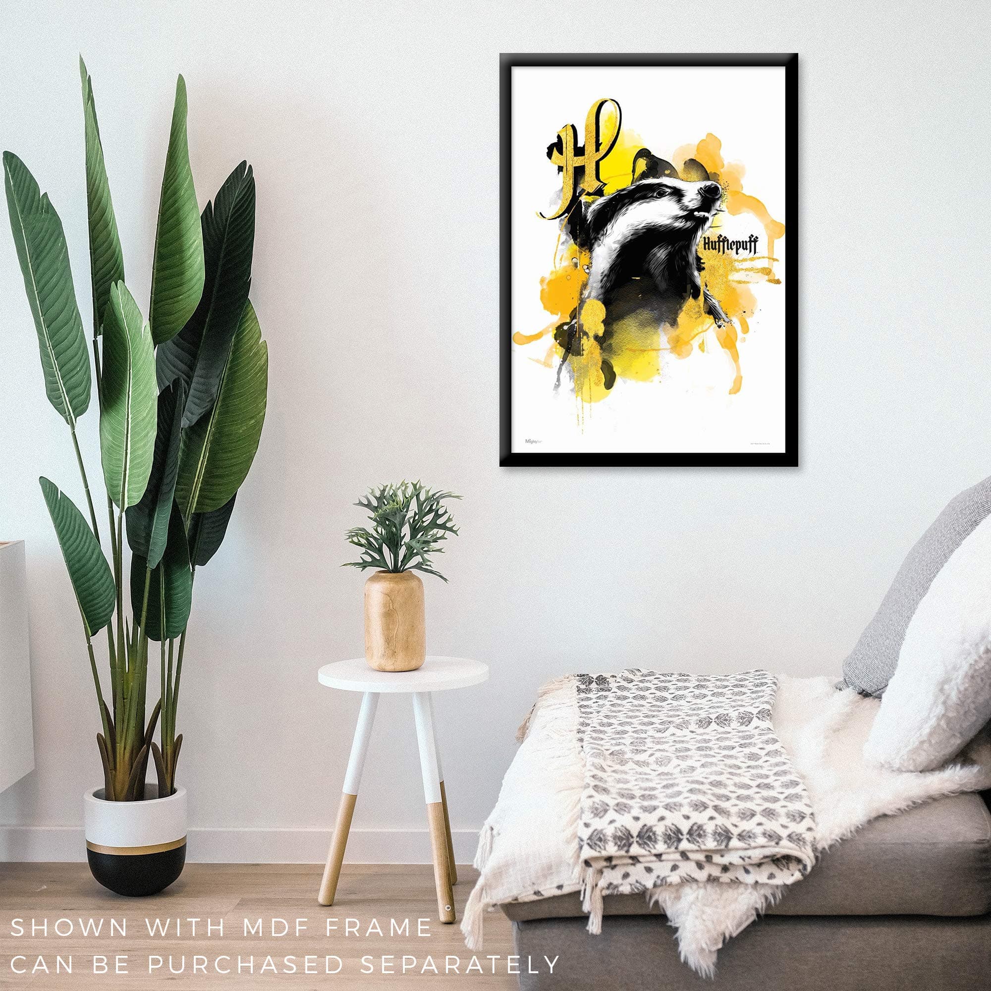 MIGHTYPRINT Harry Potter - Hufflepuff - House Urban Watercolor – Durable 17” x 2 - Thumbnail 5