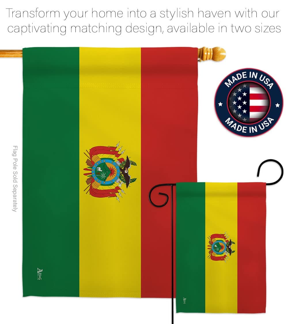 Bolivia Garden Flag - Regional Nationality Nation International World Country Pa - Thumbnail 4