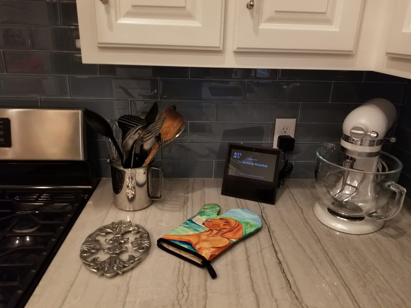 Caroline's Treasures 7264OVMT Vizsla Oven Mitt Heat Resistant Thick Oven Mitt fo - Thumbnail 3