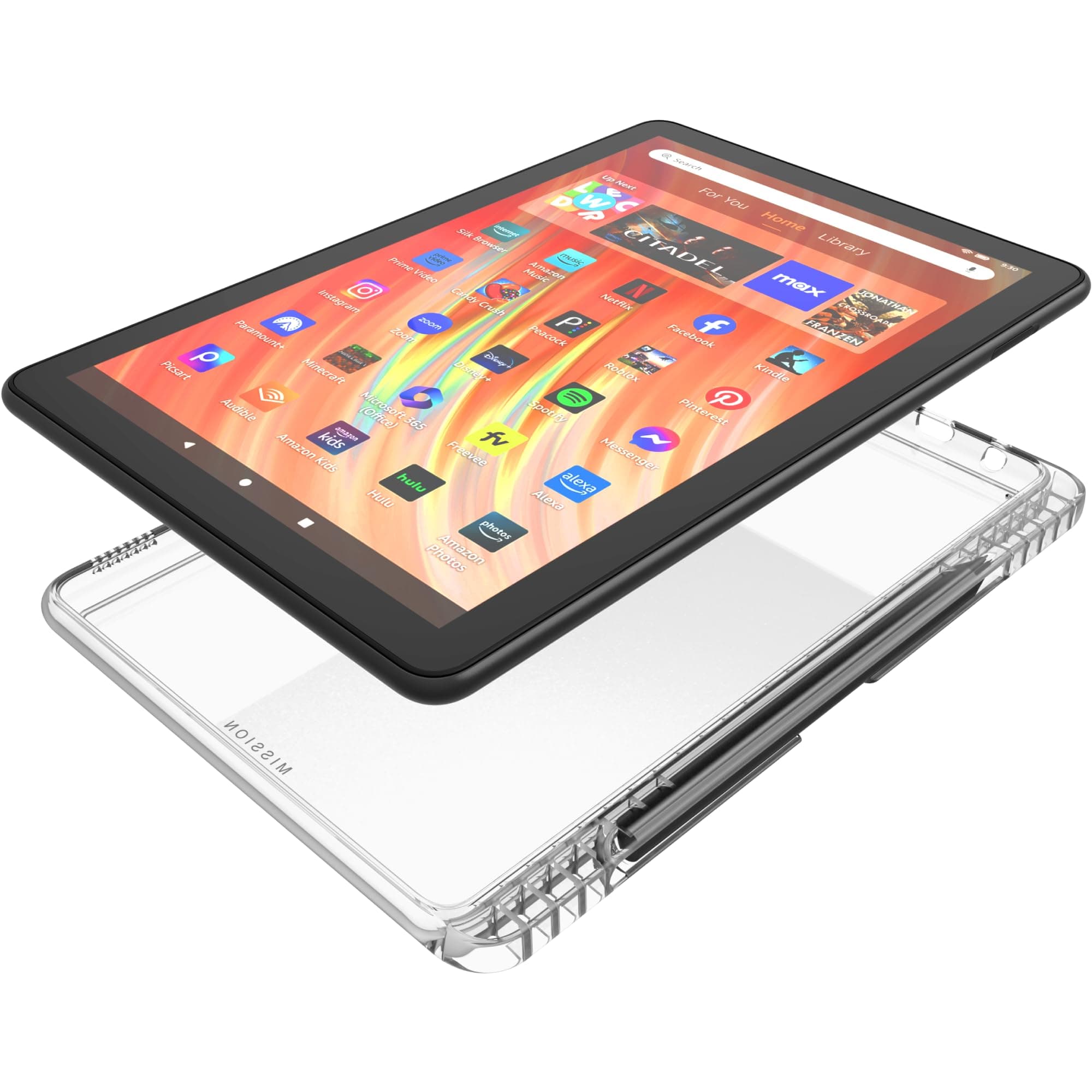 Made for Amazon Clear Case for Amazon Fire HD 10, (13th Gen, 2023 release) - Thumbnail 2