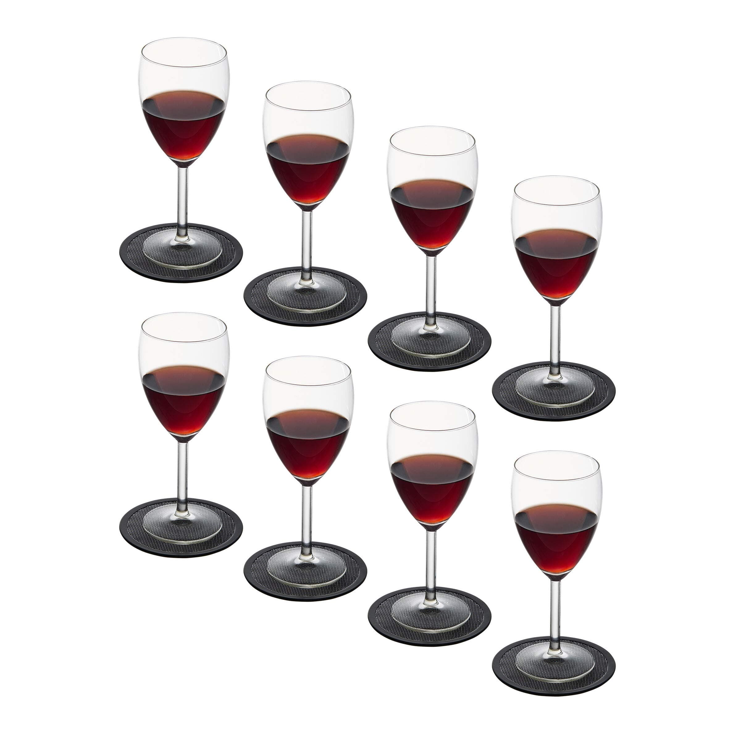 Gourmet Basics by Mikasa Outdoor Drink Covers with Bug Screen, Set of 8, Black - Thumbnail 7