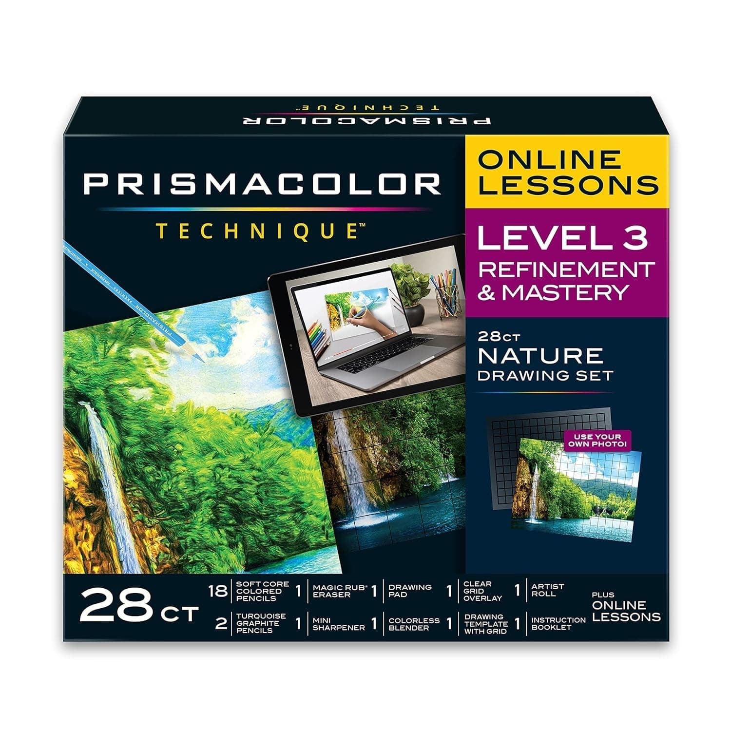Prismacolor Technique, Art Supplies and Digital Art Lessons, Nature Drawing Set, - Thumbnail 7
