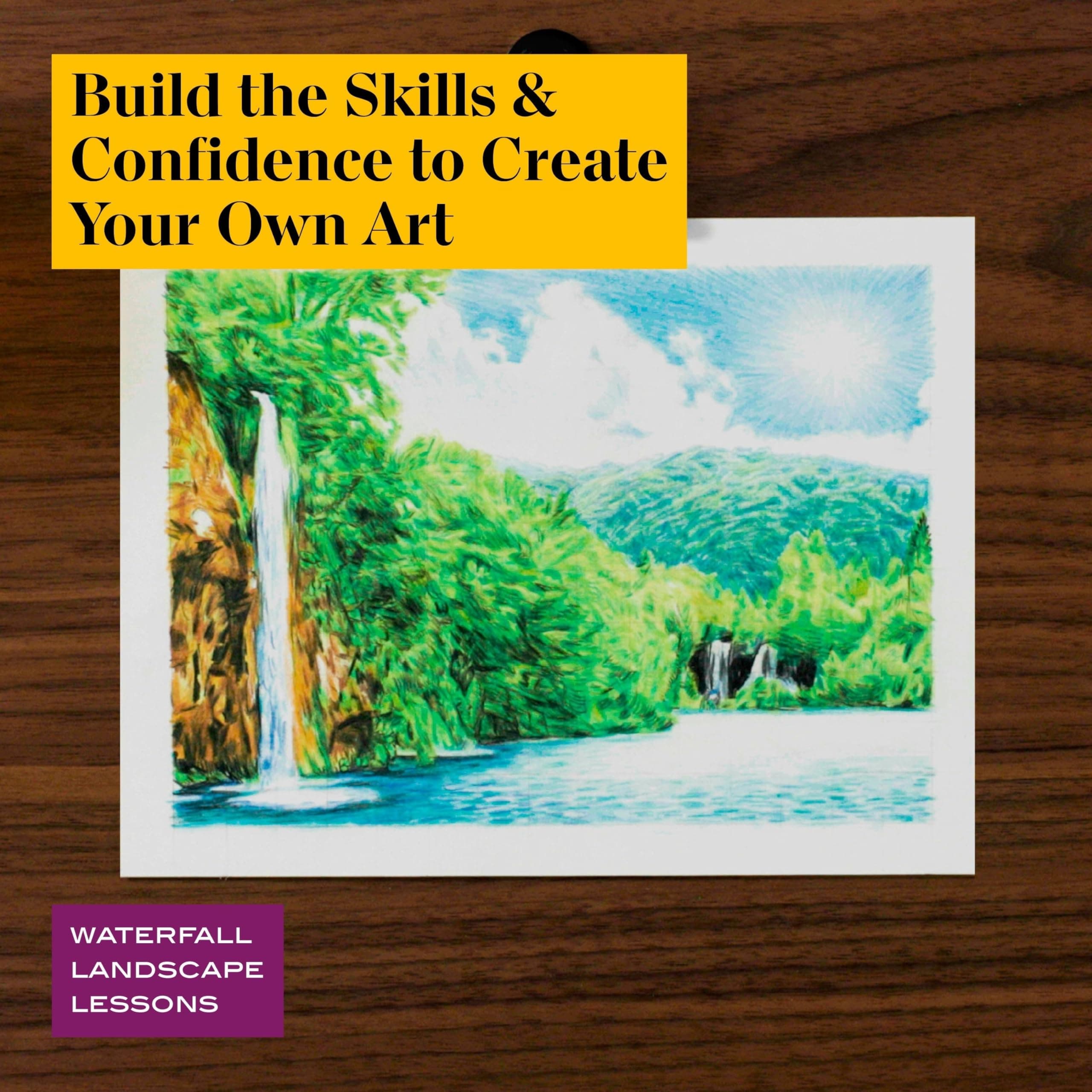 Prismacolor Technique, Art Supplies and Digital Art Lessons, Nature Drawing Set, - Thumbnail 5