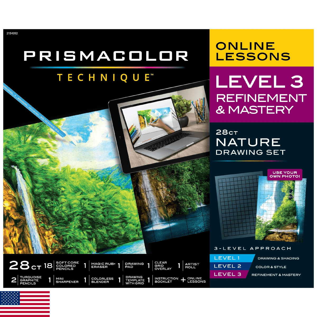 Prismacolor Technique, Art Supplies and Digital Art Lessons, Nature Drawing Set, - Image 1