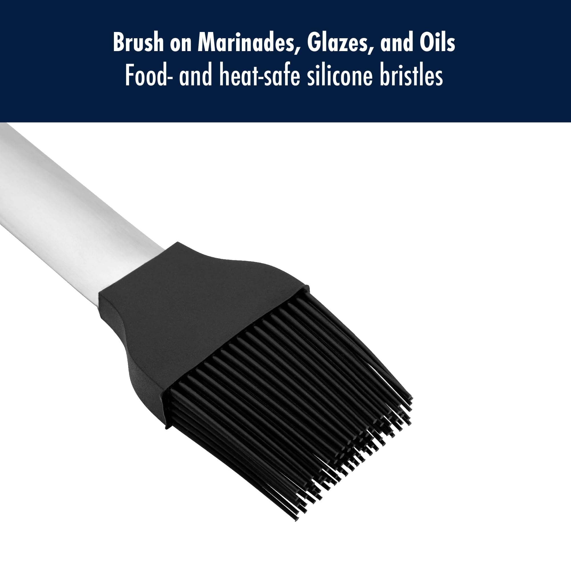 HENCKELS BBQ Stainless Steel Grill Basting Brush - Thumbnail 2