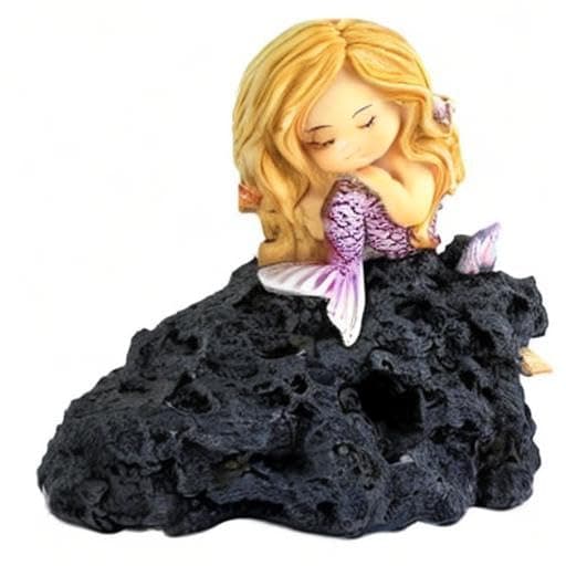 Top Collection 4314 Little Mermaid in Thought Figurines,pink, black, flesh, purp - Thumbnail 3