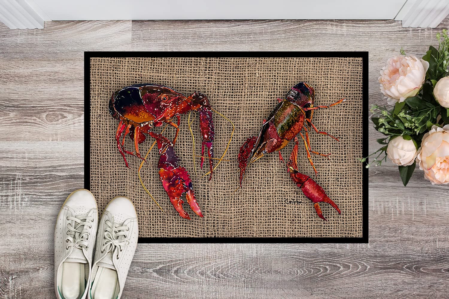 Caroline's Treasures 8739MAT Crawfish Doormat 18x27 Front Door Mat Indoor Outdoo - Thumbnail 2