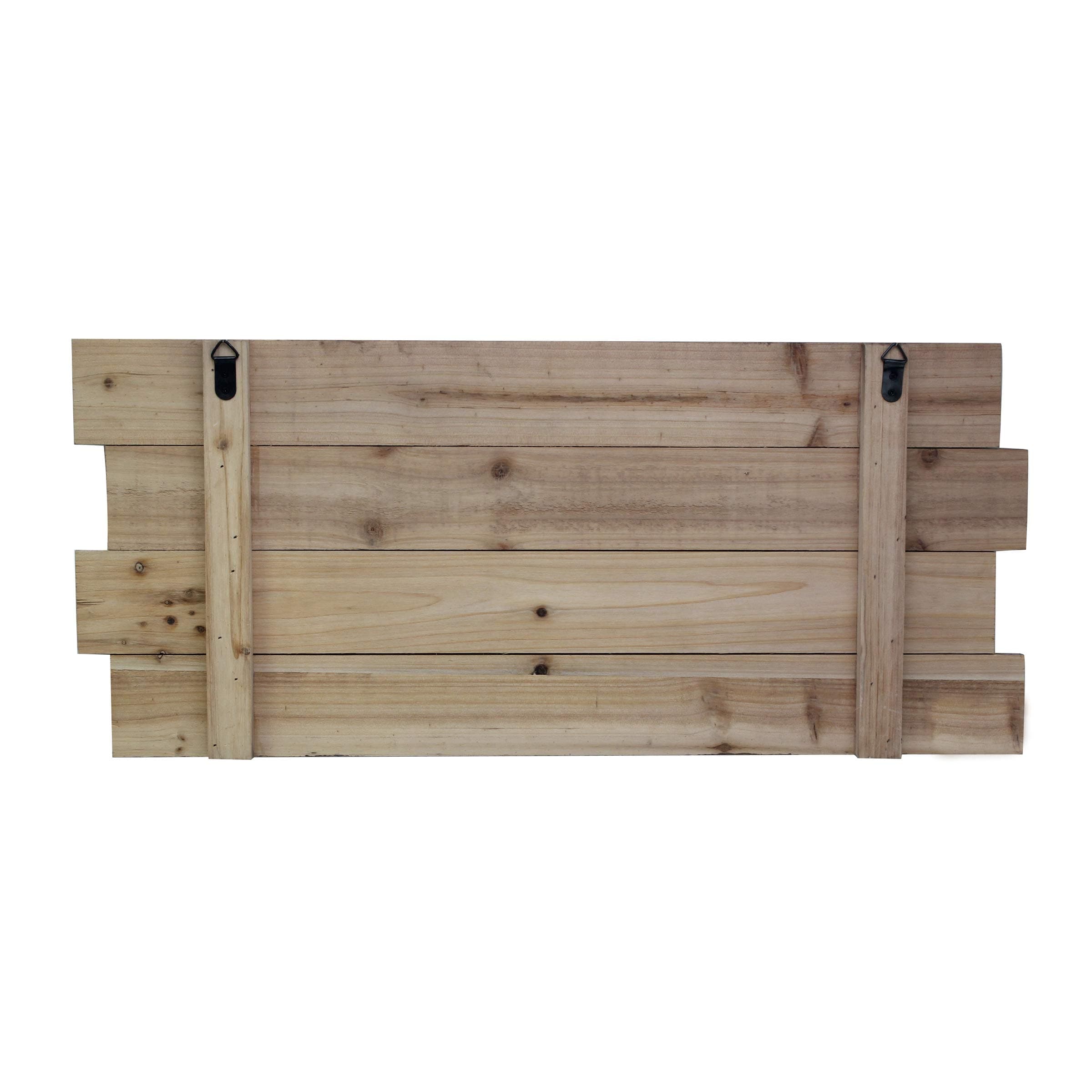 Stonebriar Rustic Wood Collage Picture Frame with Clips and Metal Detail Brown 2 - Thumbnail 4