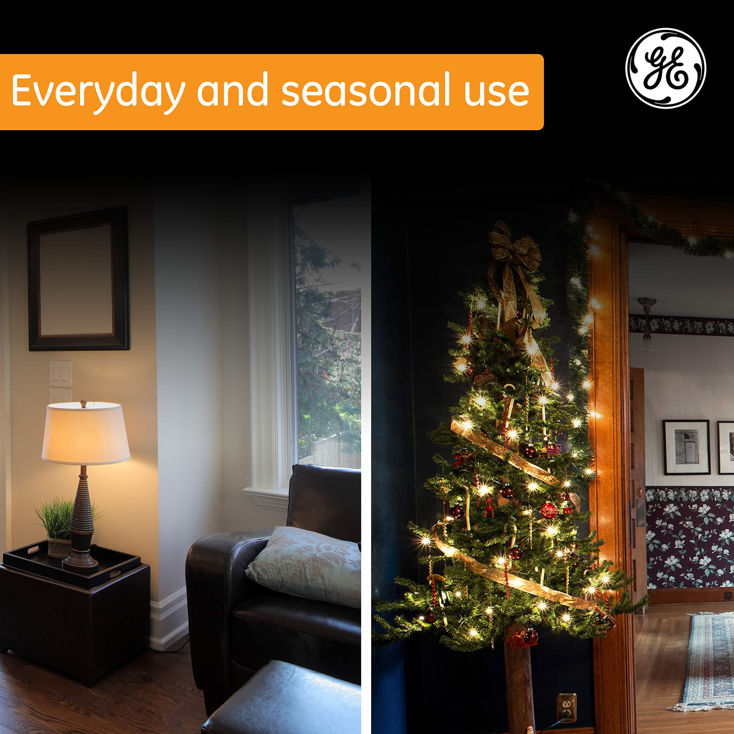 GE 7-Day Digital Power Strip with Timer, 15 AMP, 1800W, 120V, 8 Outlet Timer, 4 - Thumbnail 2