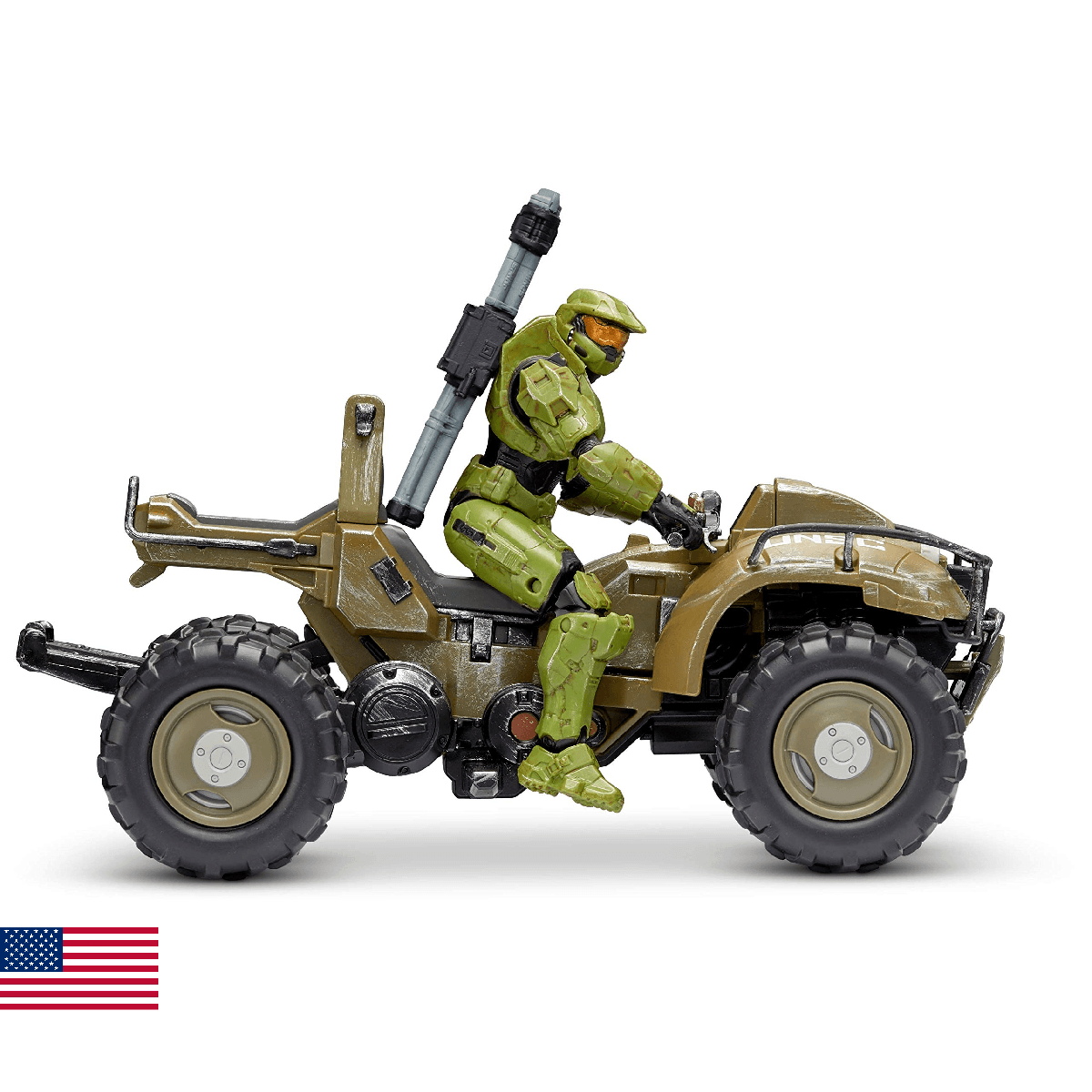 HALO 4" “World of HALO” Figure & Vehicle – Mongoose with Master Chief - Image 1