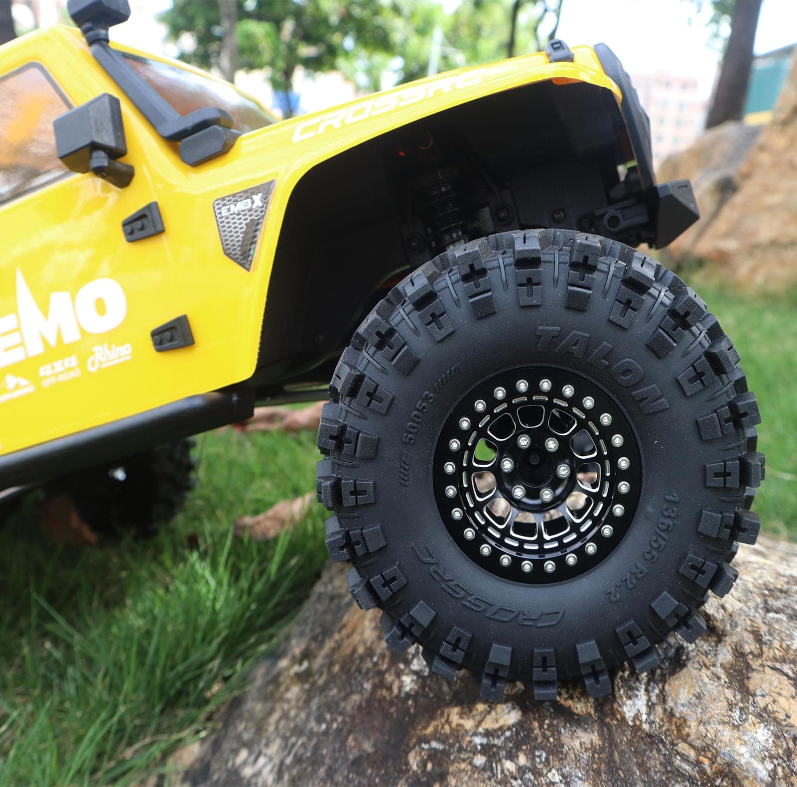 RC 2.2 Aluminum Alloy Beadlock Wheels and Tires Upgrades Accessories Rims for 1/ - Thumbnail 6