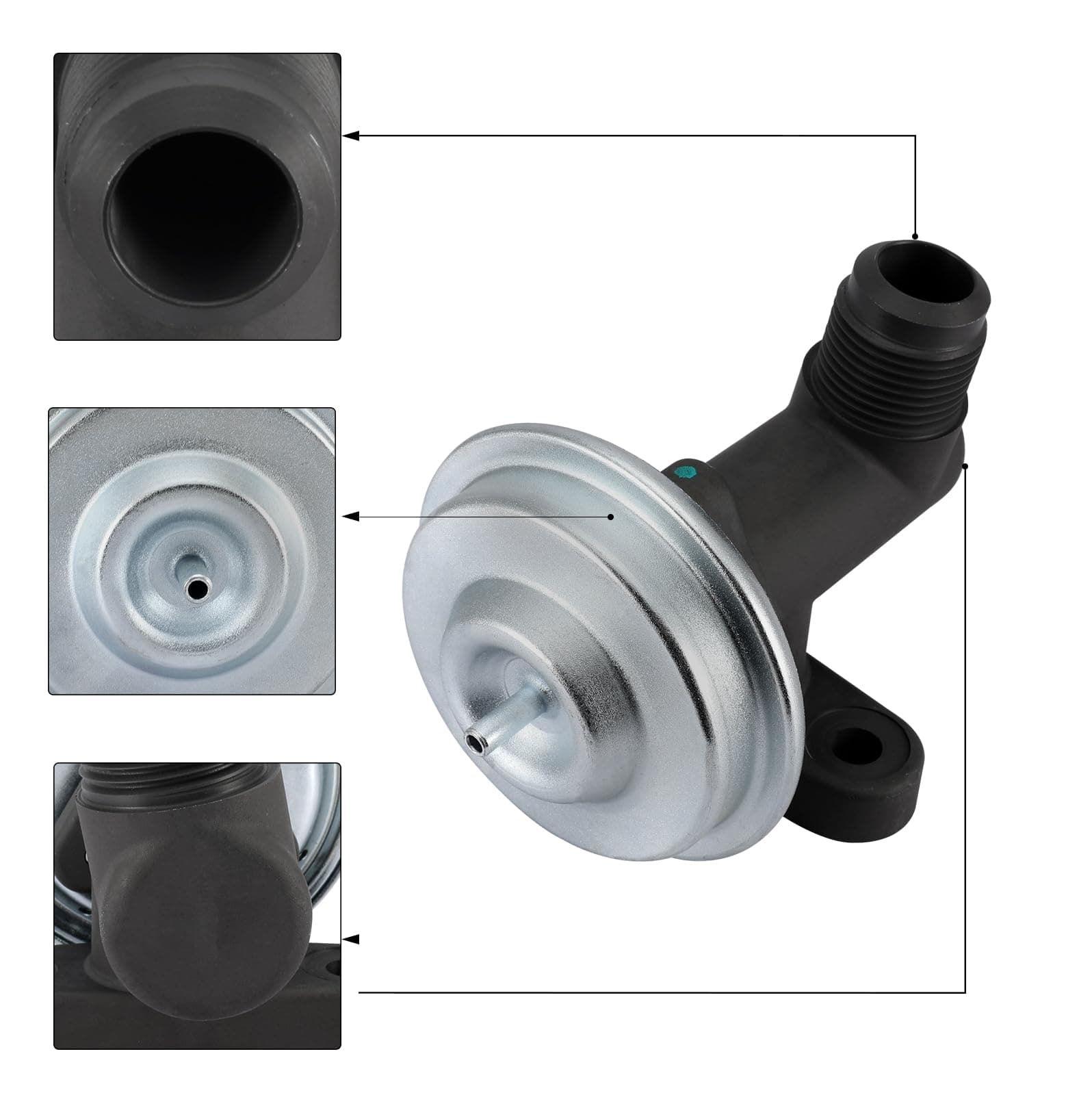 AULINK EGV537 F75Z9D475C4A EGR Valve (5.4L V8) For Ford E150 E250 E350 1997-2011 - Thumbnail 2