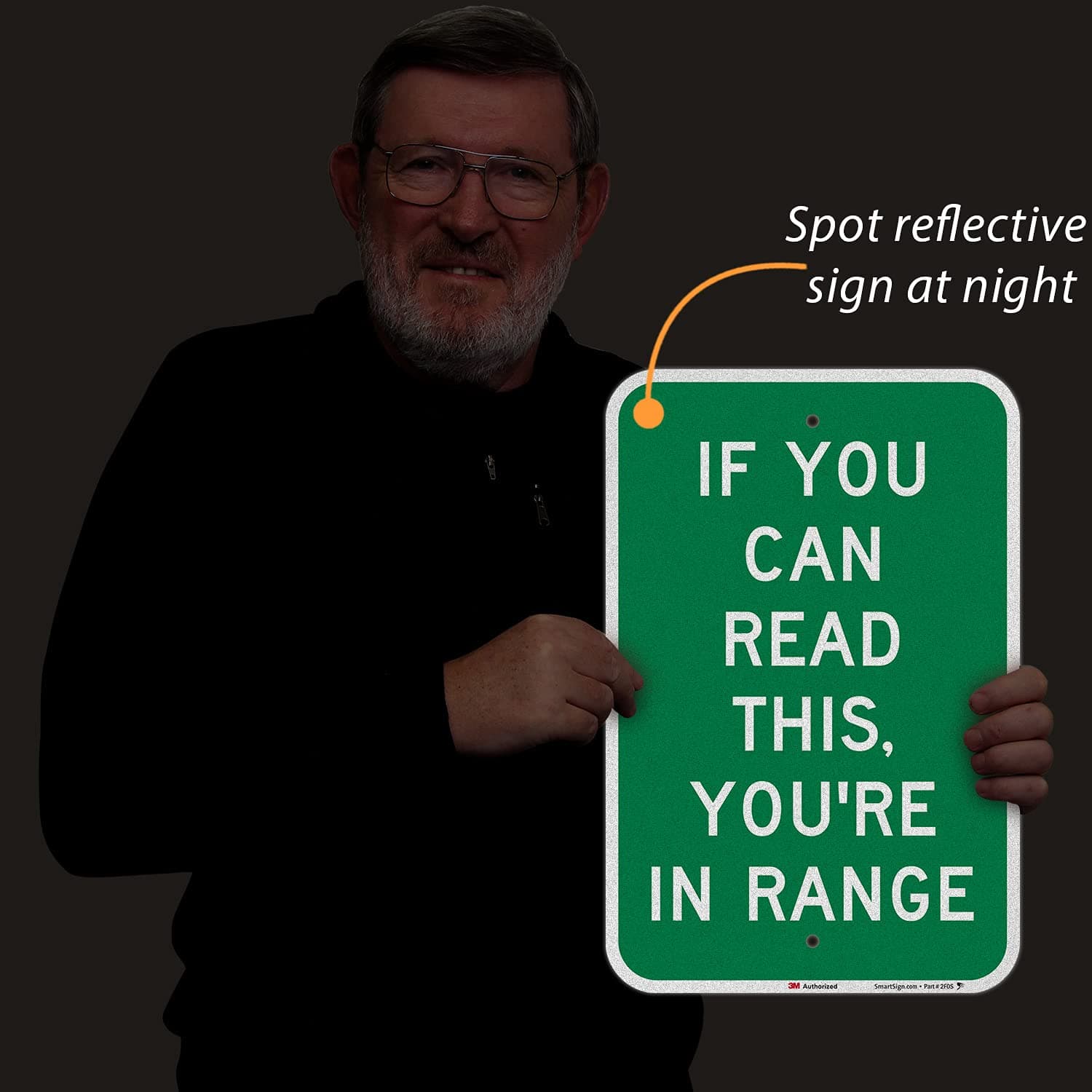 "If You Can Read This, You're In Range" Shooting Range Sign By SmartSign | 12" x - Thumbnail 8
