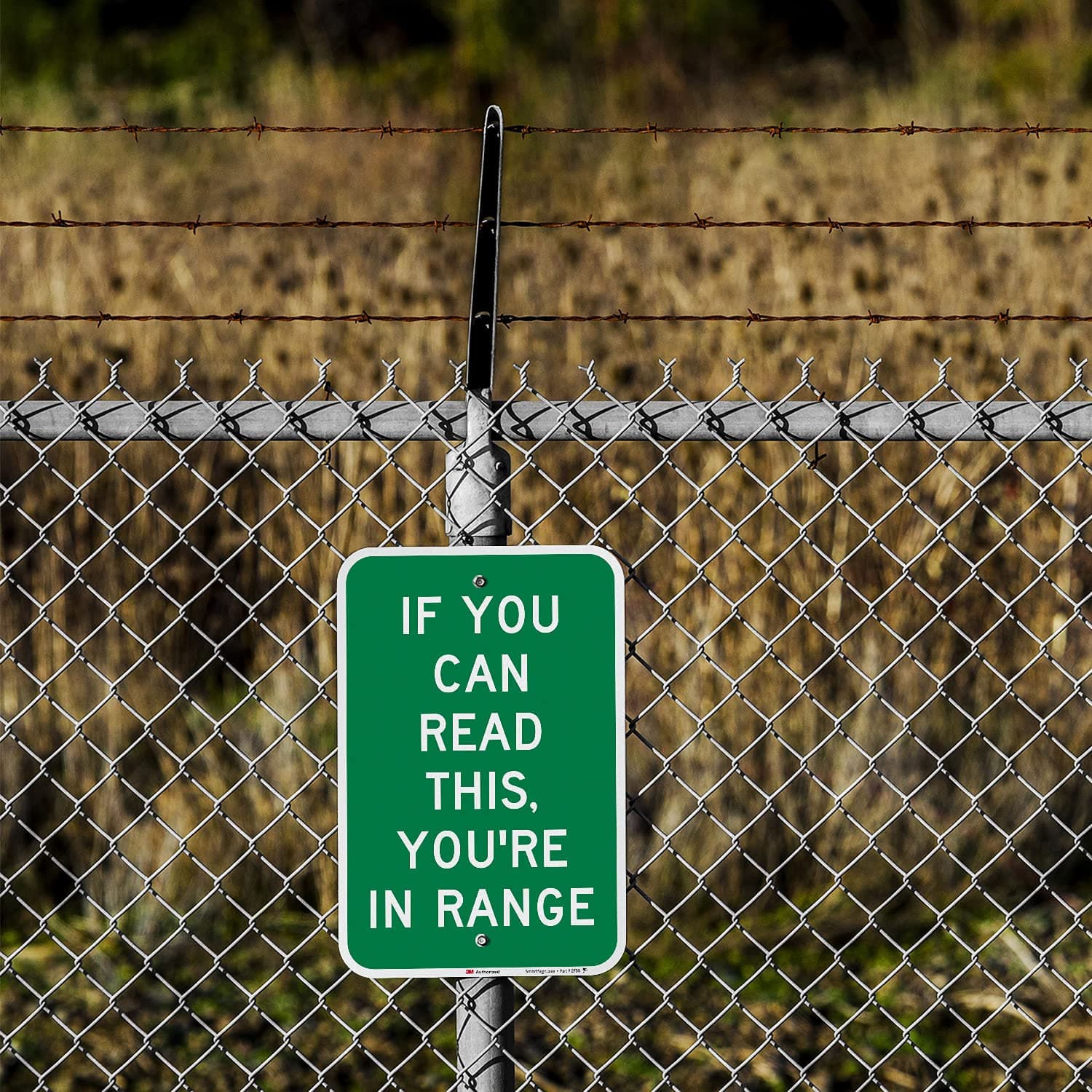 "If You Can Read This, You're In Range" Shooting Range Sign By SmartSign | 12" x - Thumbnail 3