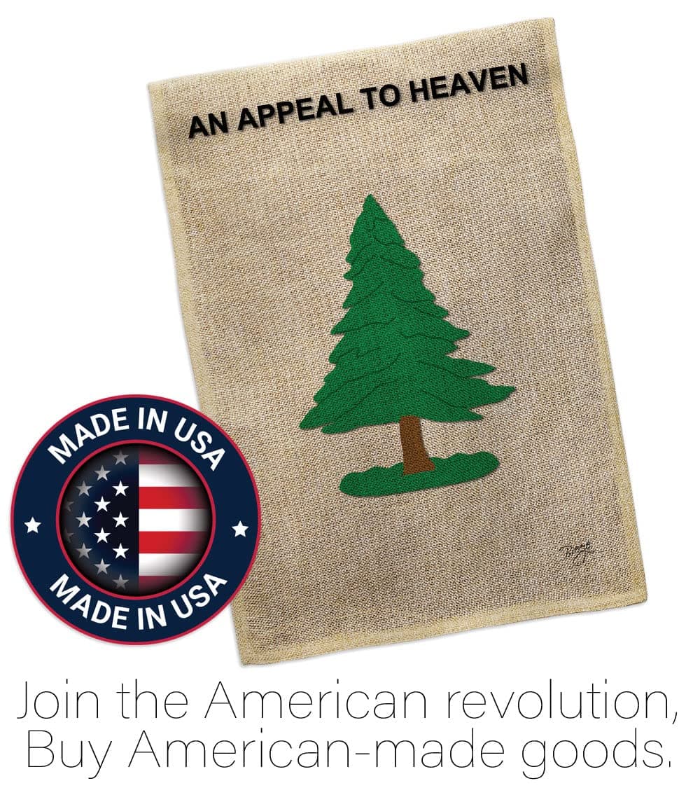 Breeze Decor Pine Tree Garden Americana US Historic July Memorial Veteran Indepe - Thumbnail 5