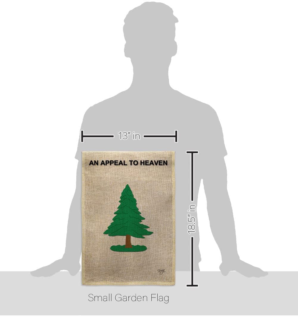 Breeze Decor Pine Tree Garden Americana US Historic July Memorial Veteran Indepe - Thumbnail 2