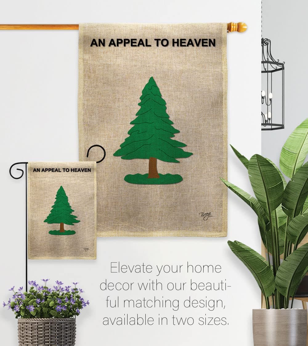 Breeze Decor Pine Tree Garden Americana US Historic July Memorial Veteran Indepe - Thumbnail 8